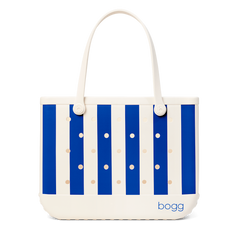 Original Bogg Bag - Mykonos Blue Stripe - Daily Resort Tote