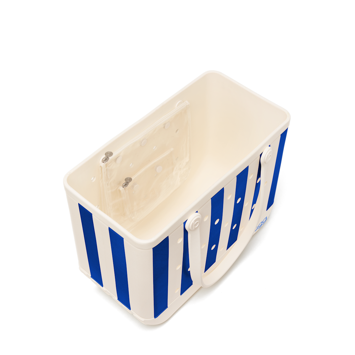 Original Bogg Bag - Mykonos Blue Stripe - Daily Resort Tote