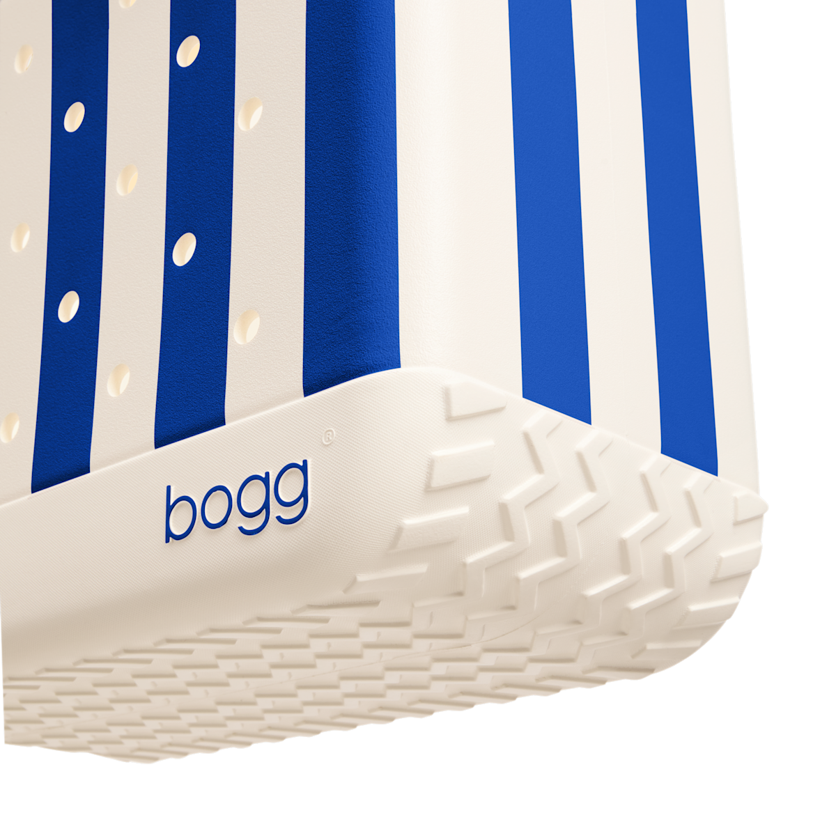 Original Bogg Bag - Mykonos Blue Stripe - Daily Resort Tote