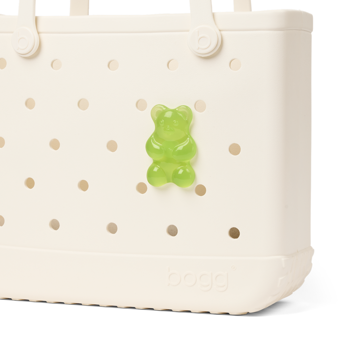 Bogg Bit - Lime Gummy Bear - Charm Side Accent