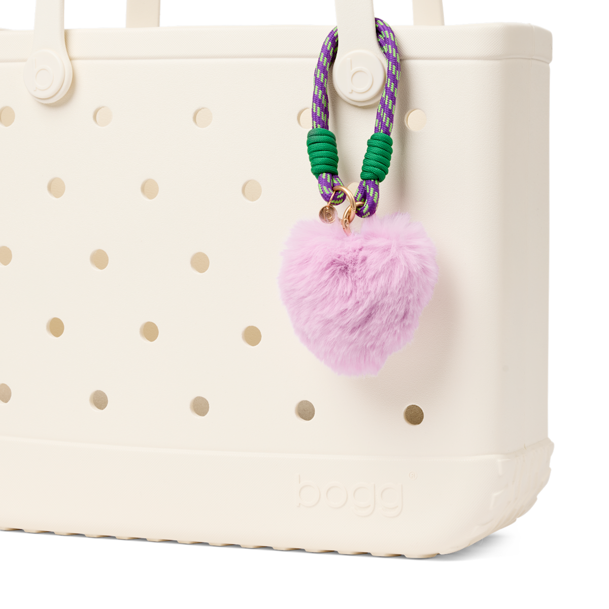 Bogg'd & Charmed - Purple Heart Pouf